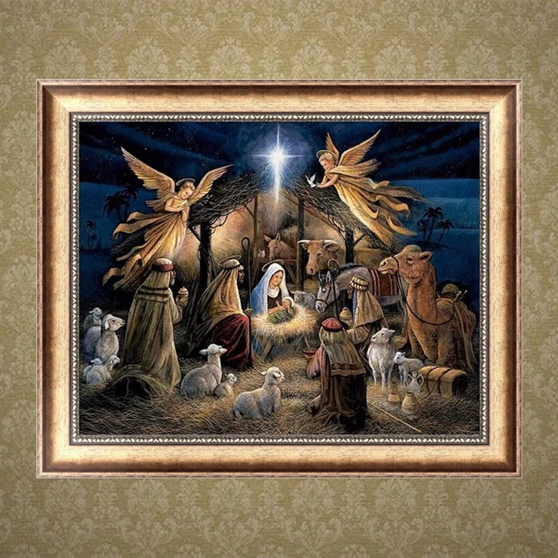 DIY 5D Diamond Painting Angels Embroidery Cross Stitch Crafts Home Decor | Дом и сад