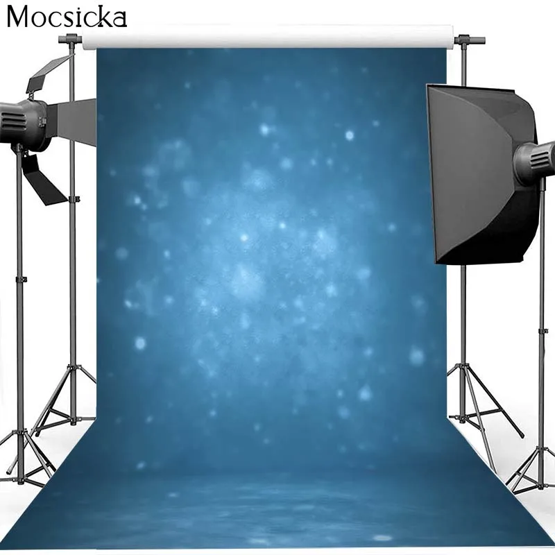 Фон для фотосъемки Mocsicka абстрактная текстура синие фоны боке старый мастер