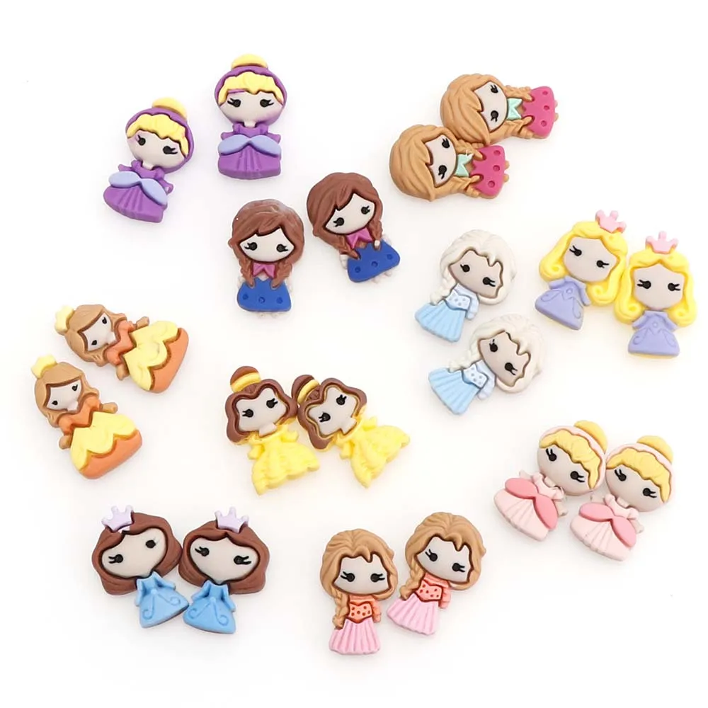 10 шт. микс стилей Kawaii красочные фотообои DIY Декор для волос Одежда Diy Аксессуары |