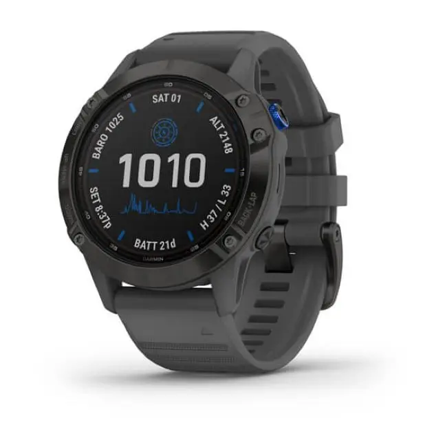 

Garmin Smartwatch Fenix 6 Pro Solar Black with Slate Grey - 010-02410-11