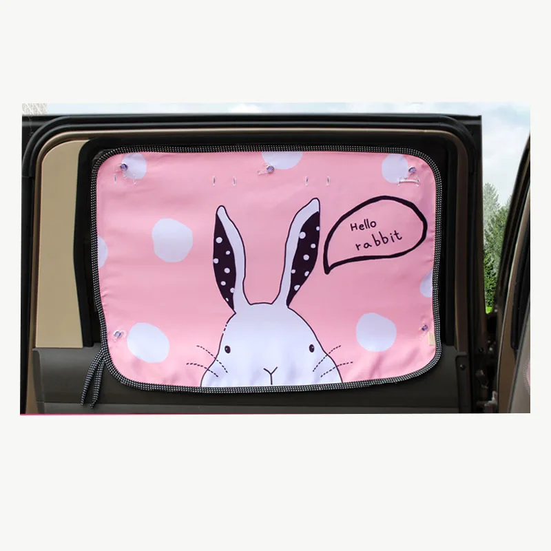 Мультяшная Автомобильная Солнцезащитная шторка летняя боковая штора выдвижная