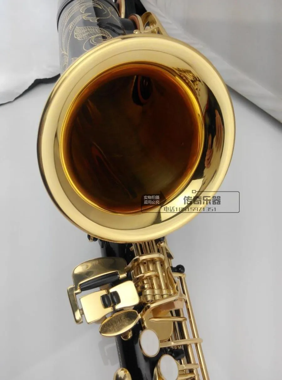 Черный альт саксофон Модель Alto Saxophoner SAS R54 полностью укомплектован аксессуарами