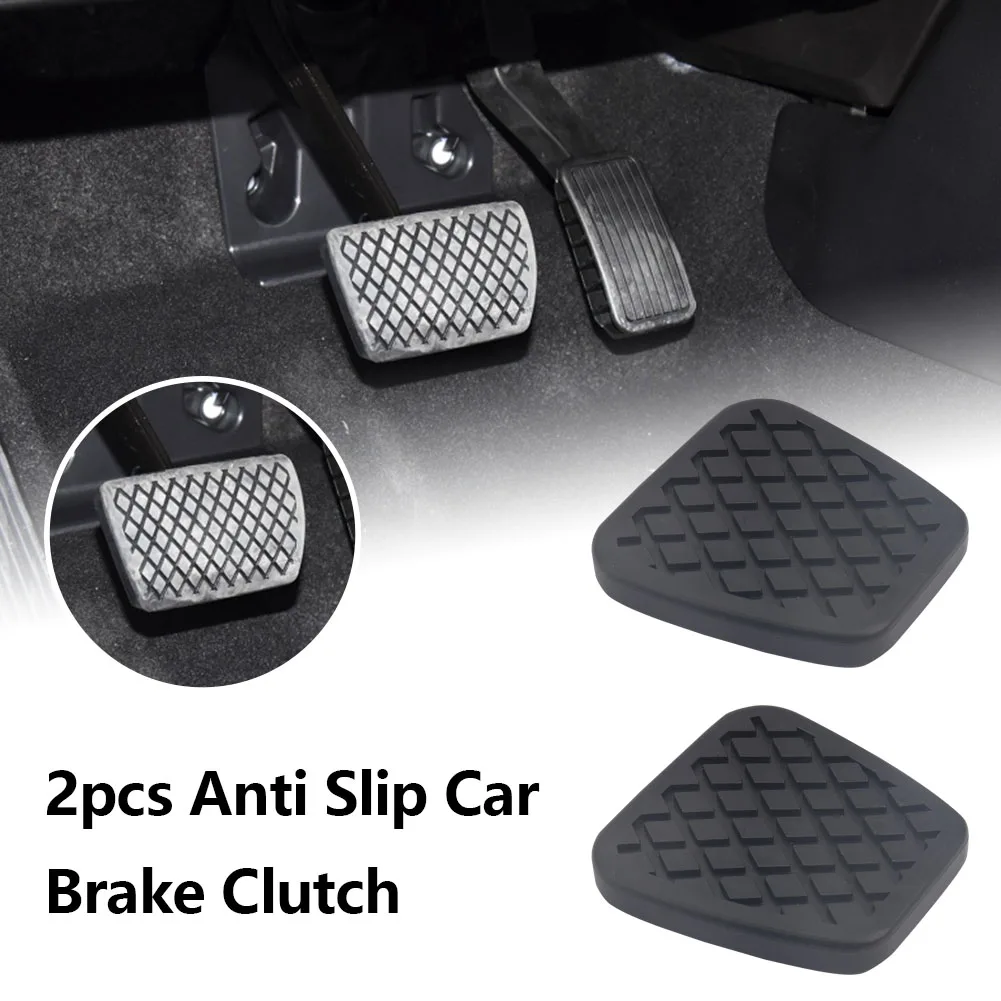 

2x Car Brake Clutch Pedal Pad Rubber Protective Cover for Honda Auto Accessories Anti-skid Brake Clutch Pedal Pad