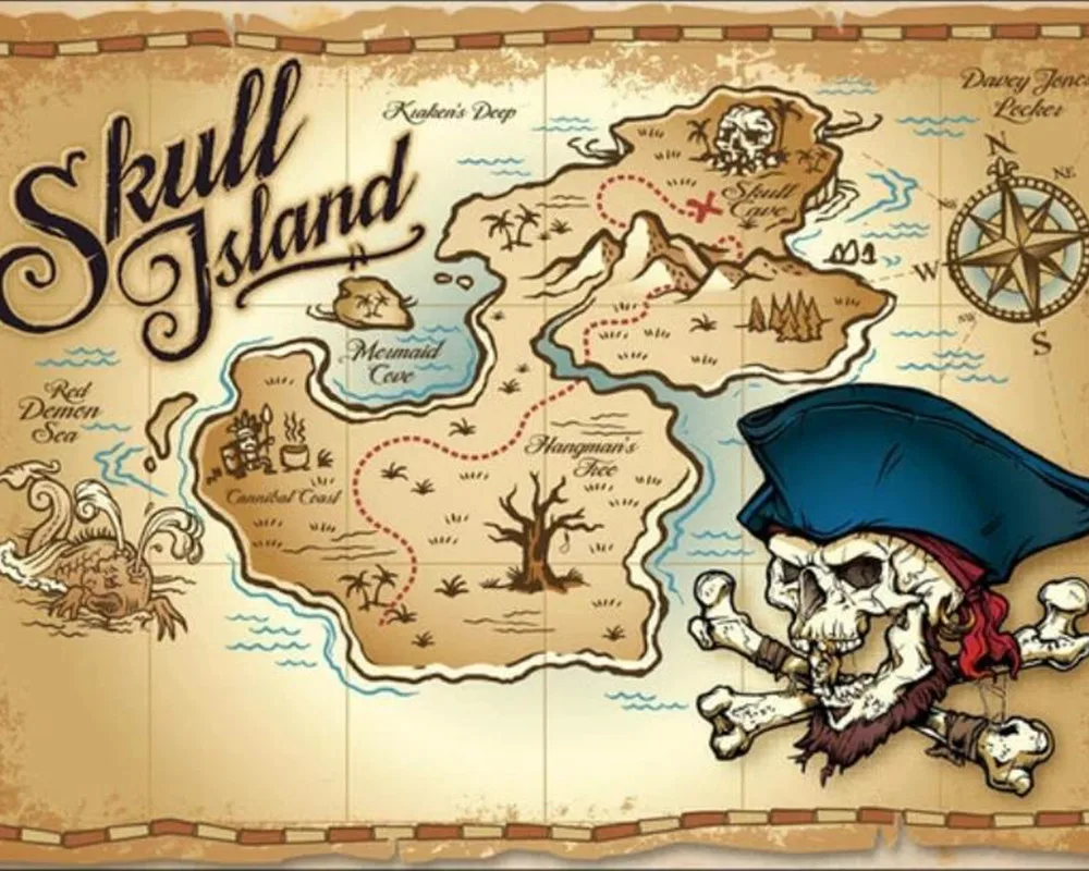 AINYOOUSEM ручная роспись Карта сокровищ Диван ТВ фон обои 3d наклейки | Строительство