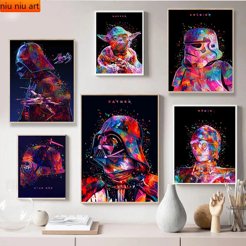 

Disney Movie Star Wars Diamond Painting Diamond Inlaid Diamond Mosaic Diamond Embroidery Cross Stitch Kits Home Decor