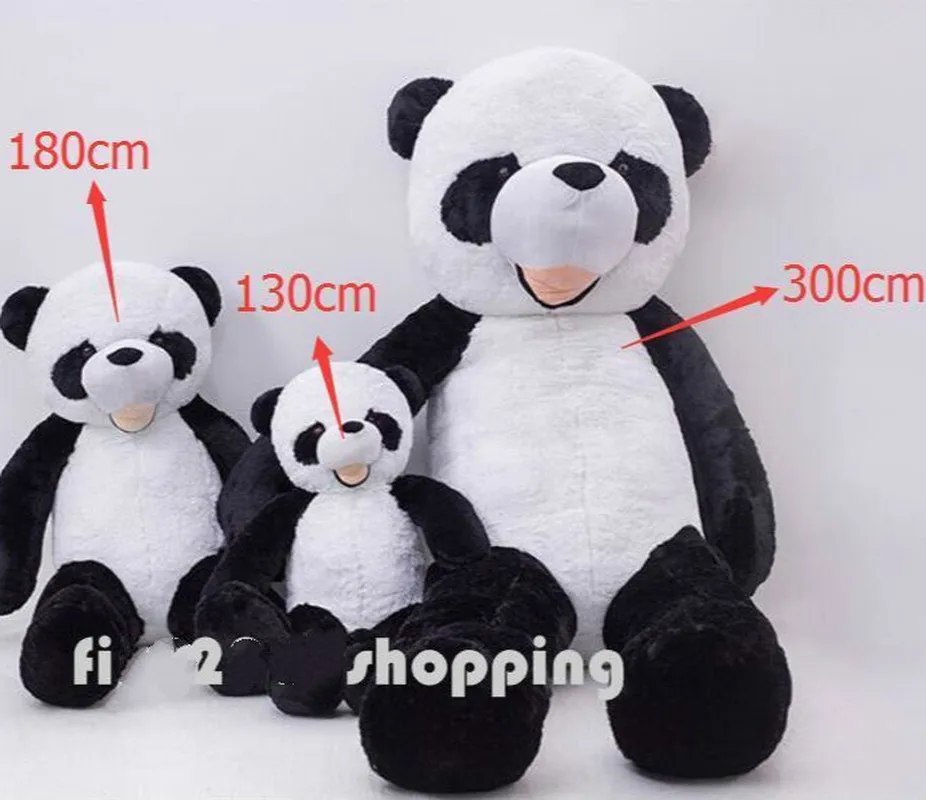 

Giant Chinese Panda Teddy Bear Plush Toy Doll Coat Zipper Gift (cover Only) Without Filling Cute Plush Plush/Nano Doll