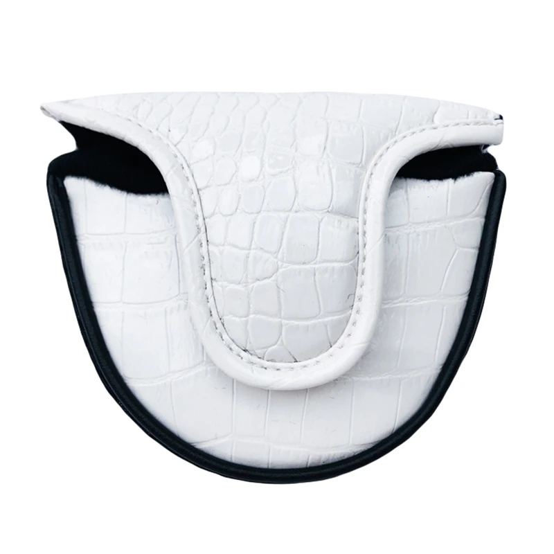 

PU Leather Golf Putter Cover Mallet Golf Headcover Club Head Cover Standard Size For Mallet Putters Golf Clubs Accessories
