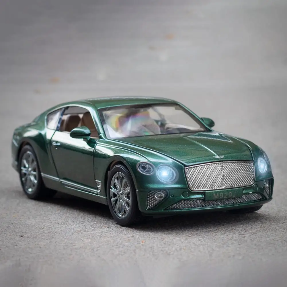 Имитация 1:24 игрушечного автомобиля из сплава со звусветильник кой двери