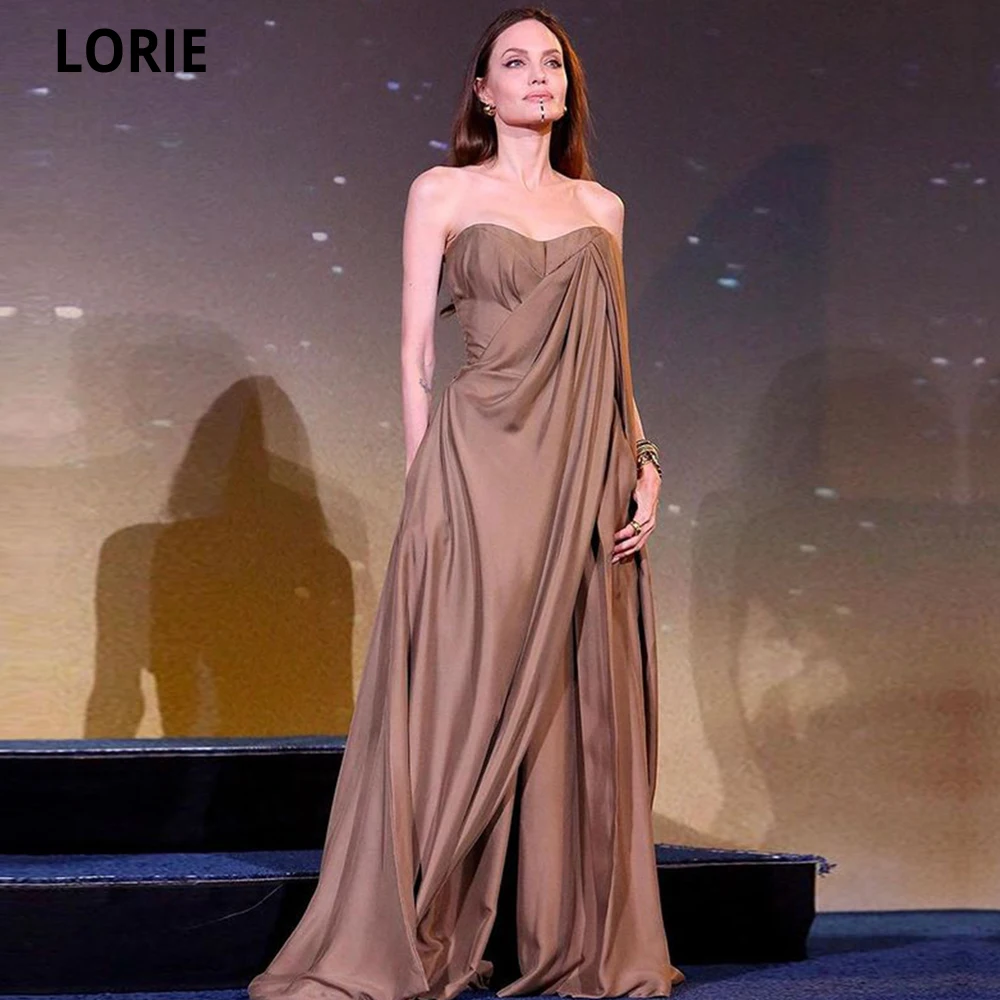 Lorie a linha sem mangas vestidos formais tassel arábia saudita festa de formatura vestidos israel vestidos de noite robes de soirée (0)