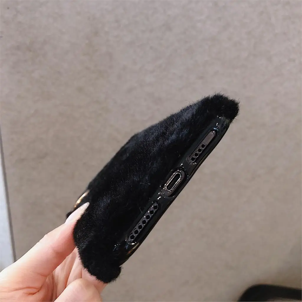 Пушистый Плюшевый чехол для Samsung Galaxy A51 A71 Note 10 Pro 9 8 S9 S8 S11 S10 Plus s10e lite 5 4 S7 S6 Edge S5 Mini
