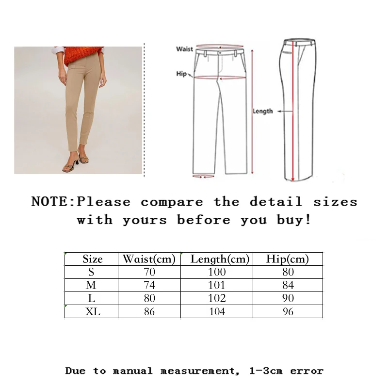 

Vangull Women Solid Elastic Pants Spring Leggings Pleated Side Leg Split Pencil Pants Lady Zipper Elegant Casual Skinny Trousers