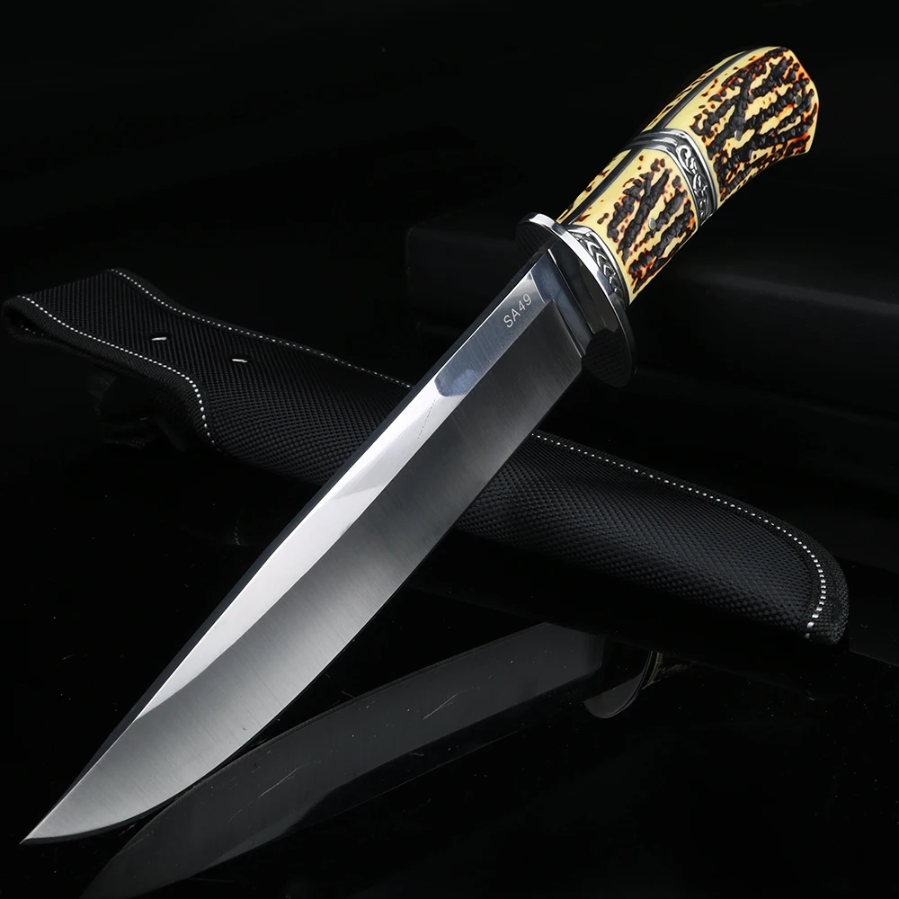 

Fomaltop нож с фиксированным лезвием, высококачественный охотничий нож, уличный короткий нож, дикая кожа, инструмент для кемпинга и повседневно...