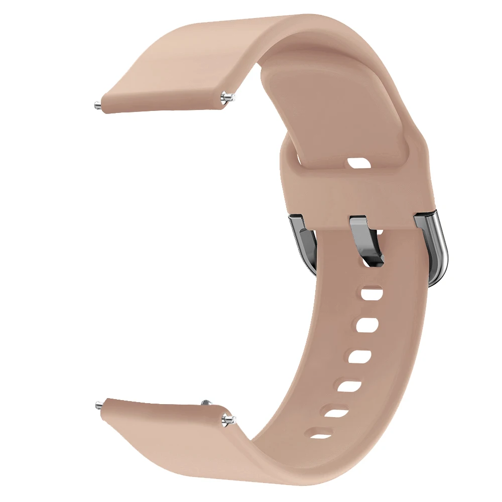 Khaki Силиконовый ремешок для Xiaomi Amazfit ремешок bip мягкий резиновый ремень для Huami Amazfit bip Smartwatch Браслет ремешок 20 мм - Цвет: Khaki