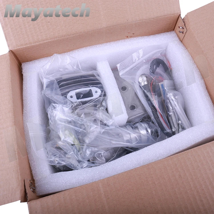 RCGF 56cc бензиновый/бензиновый двигатель для радиоуправляемого самолета два штриха один цилиндр боковой выхлоп натуральный воздух