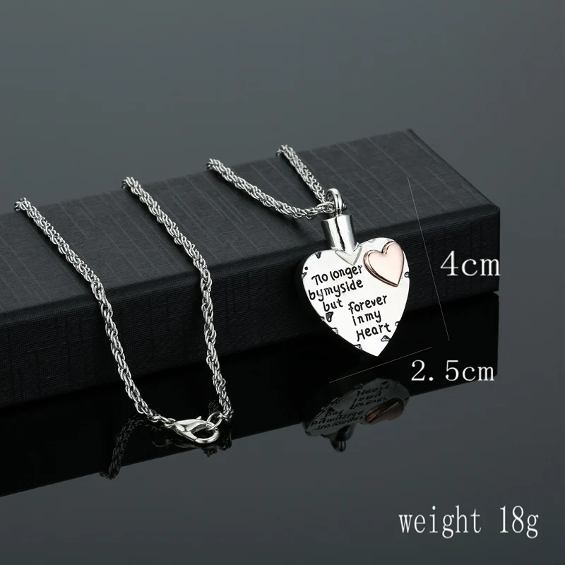 Модные Мемориал одежда для мамы папы и жены с рисунком сердца ожерелье ювелирные