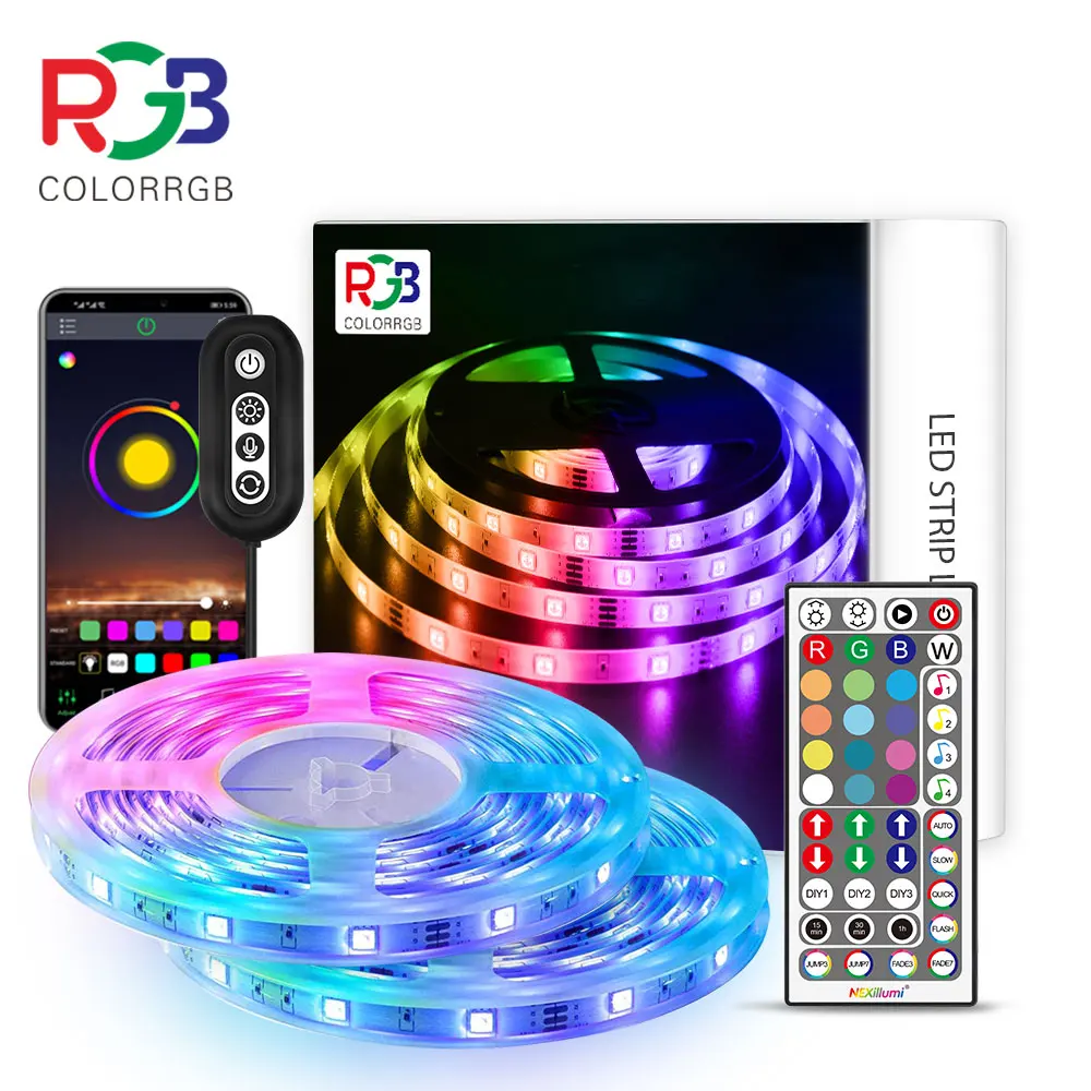 

Светодиодная лента RGB 5050 с поддержкой bluetooth/Wi-Fi