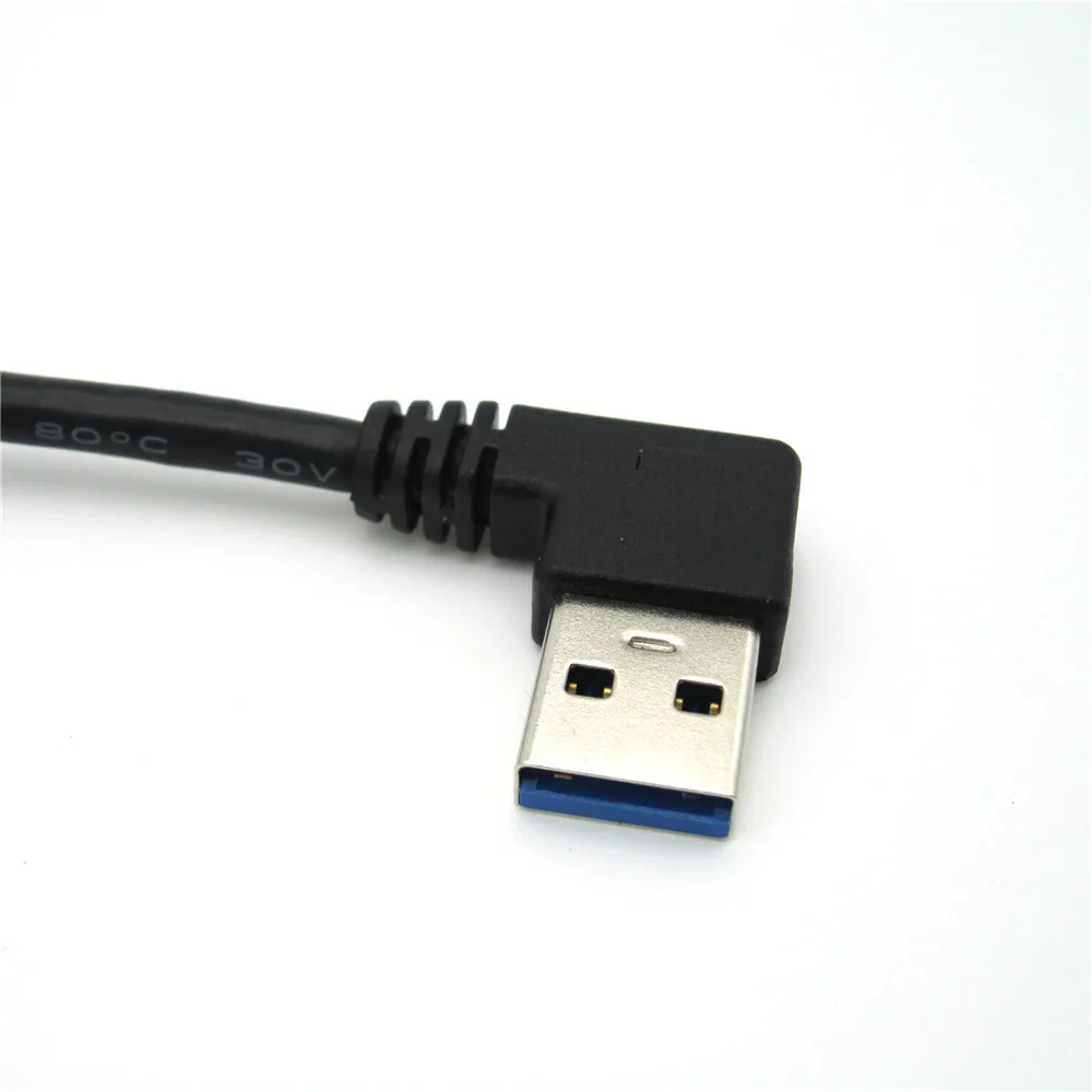 Переходник-удлинитель 50 см USB 3 0 папа-USB мама угол 90 градусов быстрая передача
