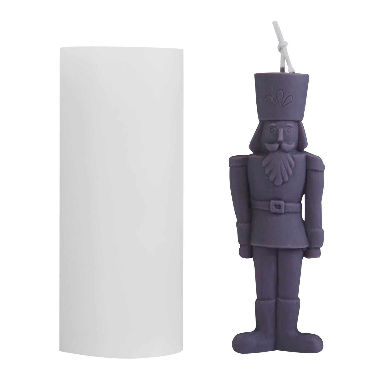 

Silicone Mold Simplified Human-shaped Candle Mould food grade silica gel organic material Durable Novel Design soft easy clean