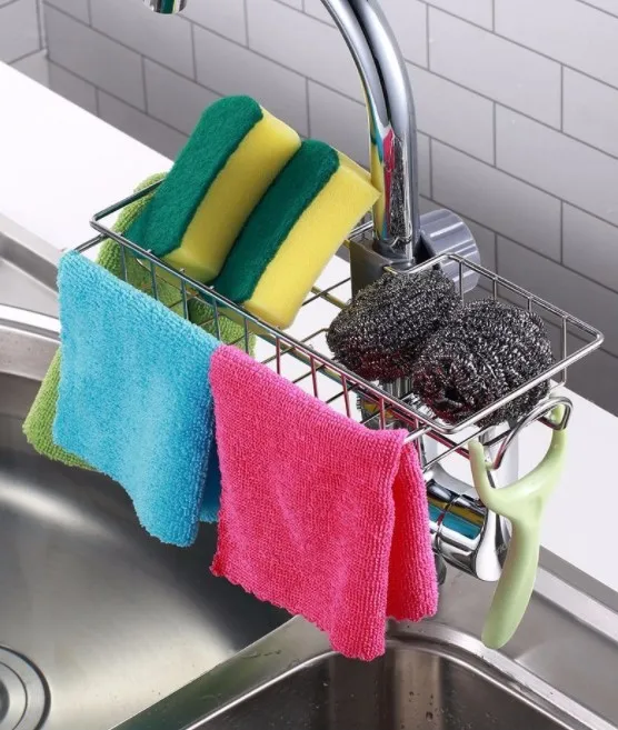 

Large Size Kitchen and Bathroom Organizer Iron Shelf