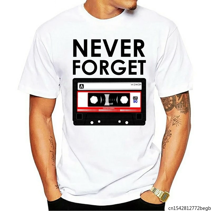

Never Forget Cassette Tape Nostalgia Men's T Shirt