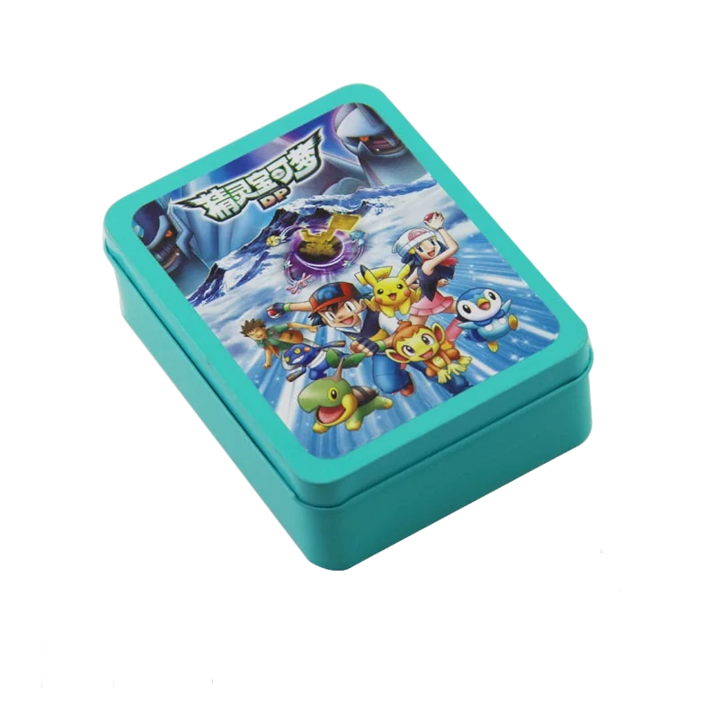 

Карты Пикачу Кукла Покемон Размер жестяная коробка Покемон Иллюстрация Книга рождественские подарки для детей