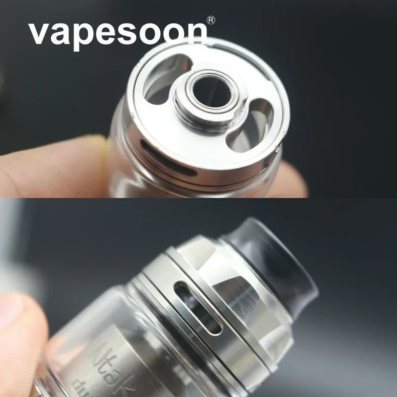 Высокое качество Впускной двойной катушки палуба RTA атомайзер 26 мм 4 2 мл/5 8 мл