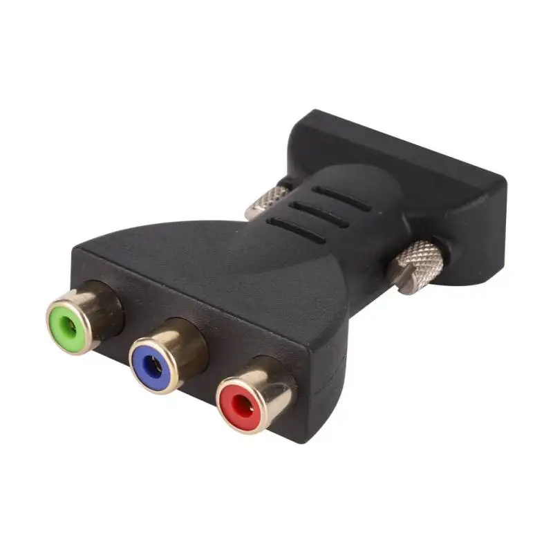 VGA Соединительный конвертер 3 коаксиальный rgb-разъем видео Женский HD 15-Pin Стиль
