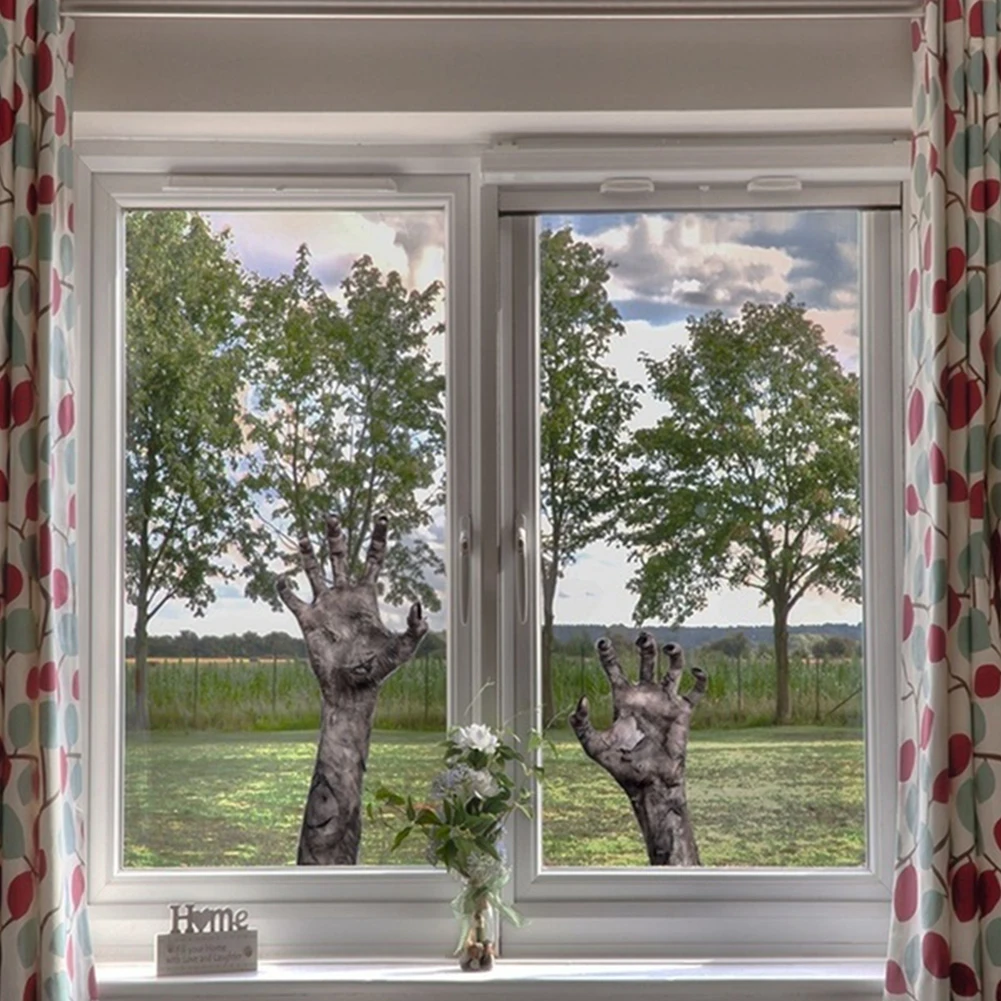 Аксессуары для украшения на Хэллоуин клейкая Наклейка стену с изображением