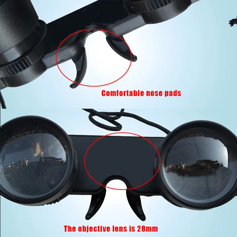 Новые увеличительные очки бинокль телескоп для часов футбольных матчей