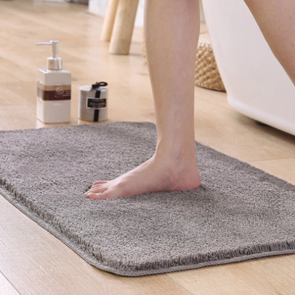 

Latex Lining Non-slip Mat for Bathroom Water Absorption Mat Used for Door Step Pad Household Carpet