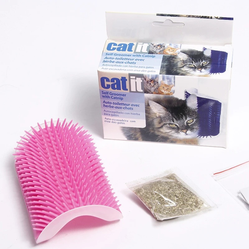 Расческа для домашних животных съемный уголок кошек чесалка удаления шерсти