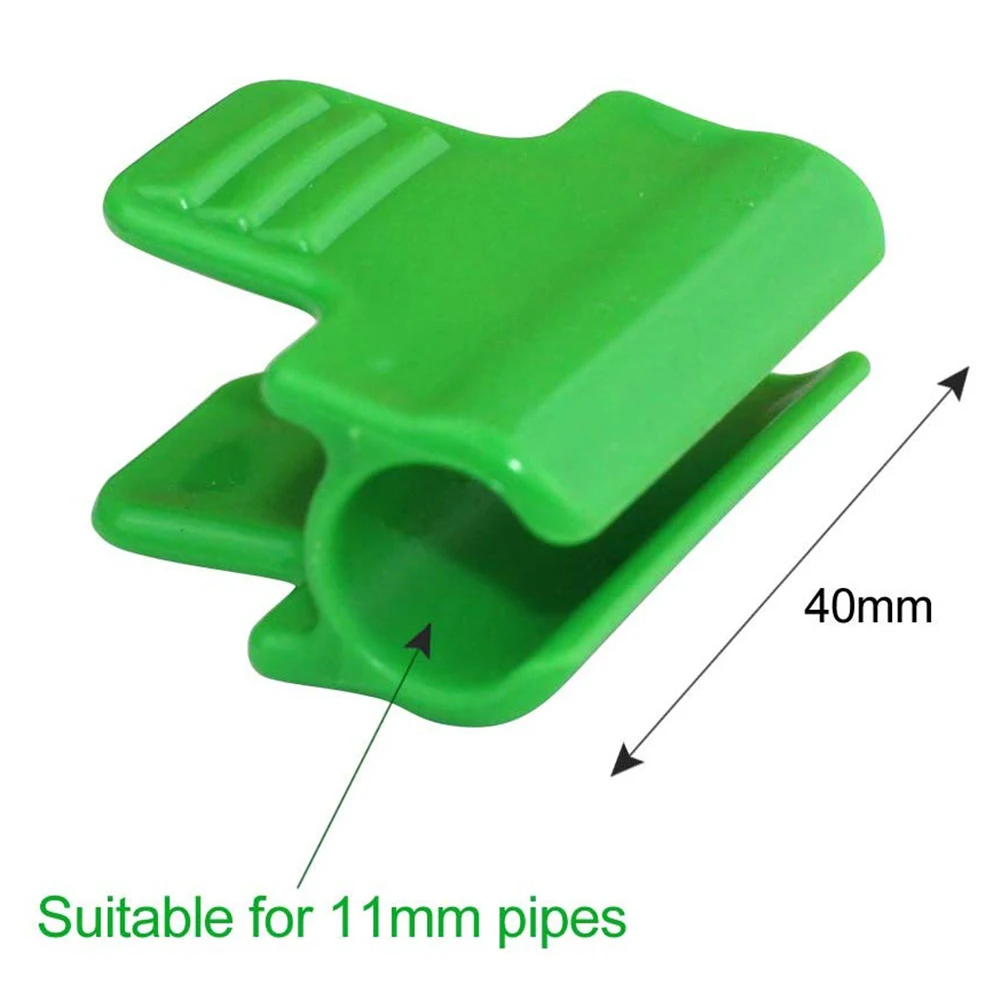 

Greenhouse Clip Plastic Greenhouse Film Clip Clamp Gardening Tool Greenhouse Accessories For 11mm Plant Tube Garden Supplies