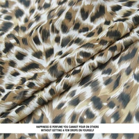 silk georgette chiffon fabric dress dynamic leopard 100 spring and summer skirt shawl diy sewing