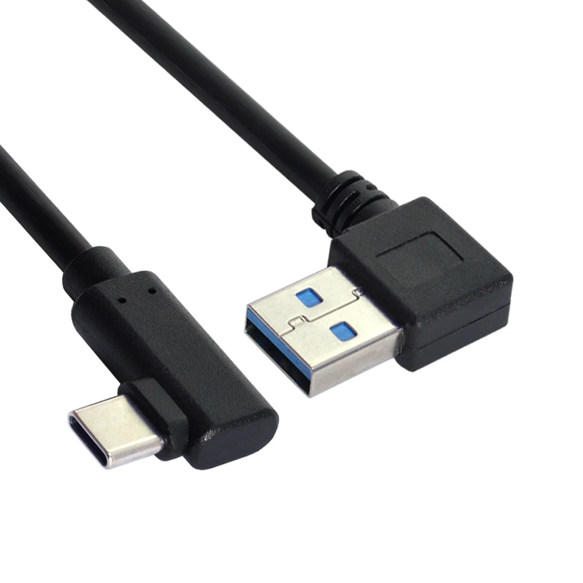

CY 13 см USB 3,1 USB-C под углом 90 градусов влево под углом USB3.0 Мужской кабель для передачи данных для ноутбуков и планшетов и телефонов