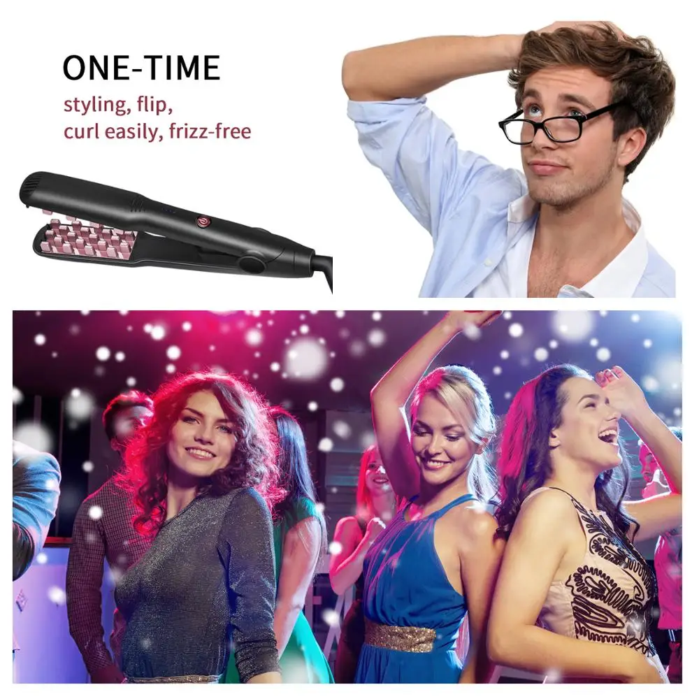 

Hair Straightener hot comb beard straightener Ceramic Styling Volumizing Iron Straight Hair Flat Irons hot comb straightener