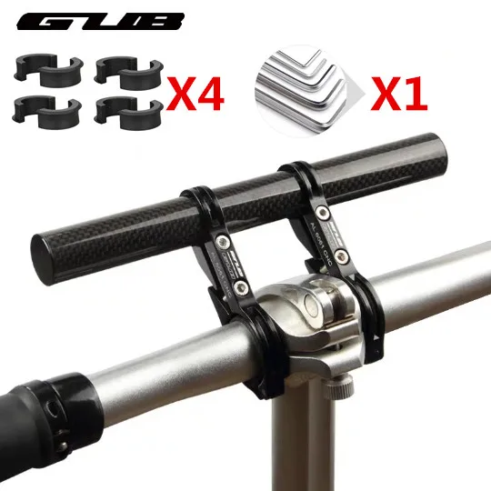

GUB G-202 Cycling Handlebar Extension for MTB Carbon Fiber Extender Bicycle Light Holder Bike Computer Mount Phone Bracket