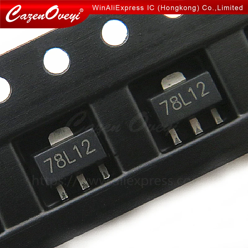20pcs/lot 78L12 SOT-89 SMD 12V SOT89 SOT three-terminal regulator new and original In Stock
