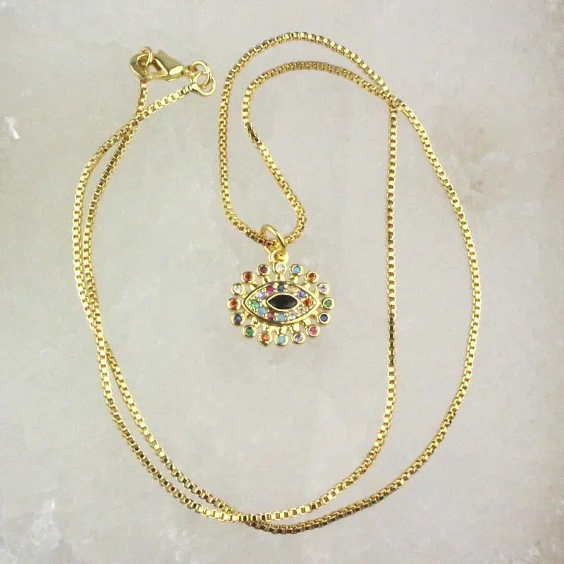 Ожерелье 16 дюймов 10 шт./лот новый дизайн ожерелье с кубическим цирконием в форме