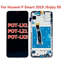 for huawei p smart 2019 lcd for huawei enjoy 9s lcd display touch screen digitizer assembly replacement accessory pot lx1 l21 l