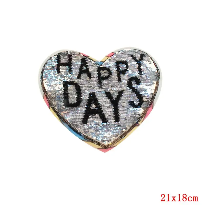 Патчи для утюга патчи полоски Детские Двусторонние блестки вышивка сделай сам