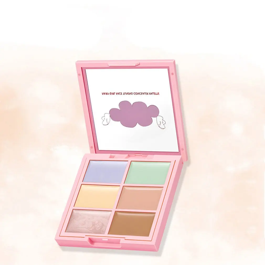 Тональный крем для лица минеральный 6 макияж матовый шесть цветов 9 г консилер 3