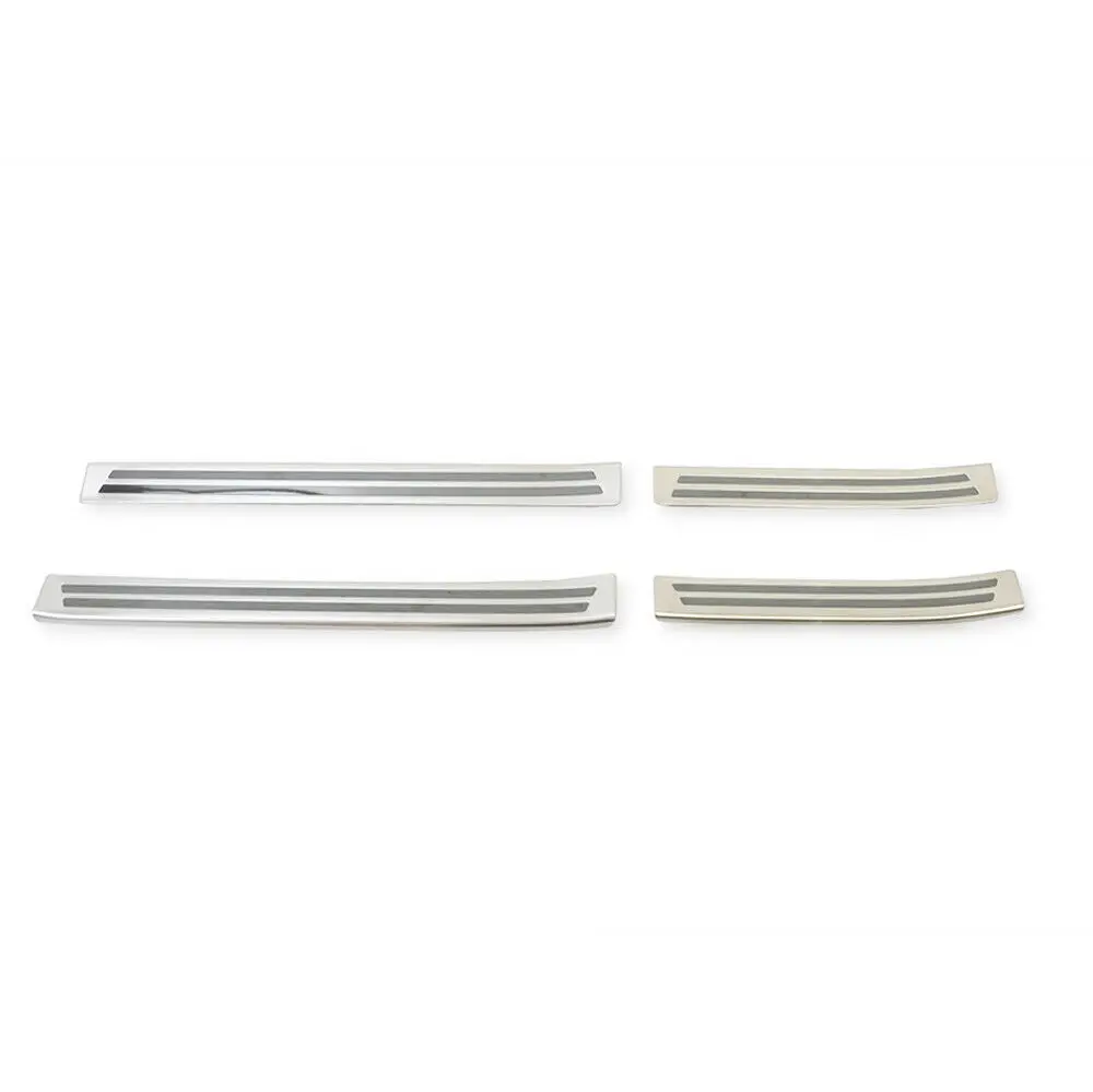 

For Mazda 3 2019-2020 Outer Door Sill Sucff Plate Door Entry Guard Covers Trim