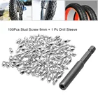 4*9 мм винты для снега шипы противоскользящие падающие шипы колесные шины 100 шт. для автомобиля мотоцикла велосипеда для автомобиля зимние аварийные