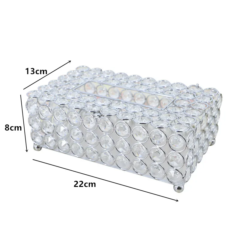 Чехол для хранения салфеток прямоугольная коробка Хрустальный бумажный