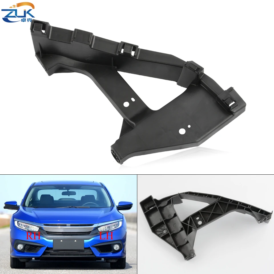 

Кронштейн фары ZUK для HONDA CIVIC 2016-2020 FC1 FC7, передний бампер, верхняя опора фары OEM: 71190-TEA-T00 71140-TEA-T00