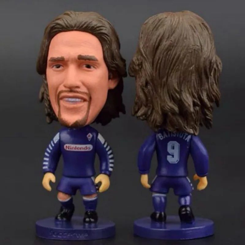 

1Pcs Soccer Cartoon Dolls Action Figures Football Stars 6.5cm 2.55" Mini Model for Football Fans GIfts