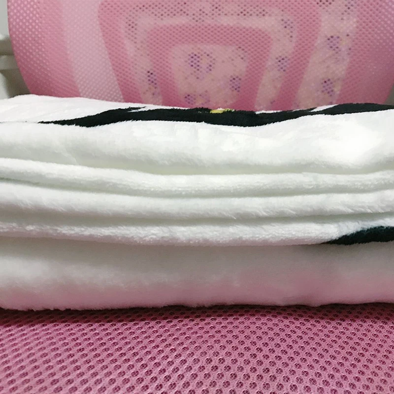 Белое Флисовое одеяло с рисунком единорога ресниц кораллового цвета для кровати