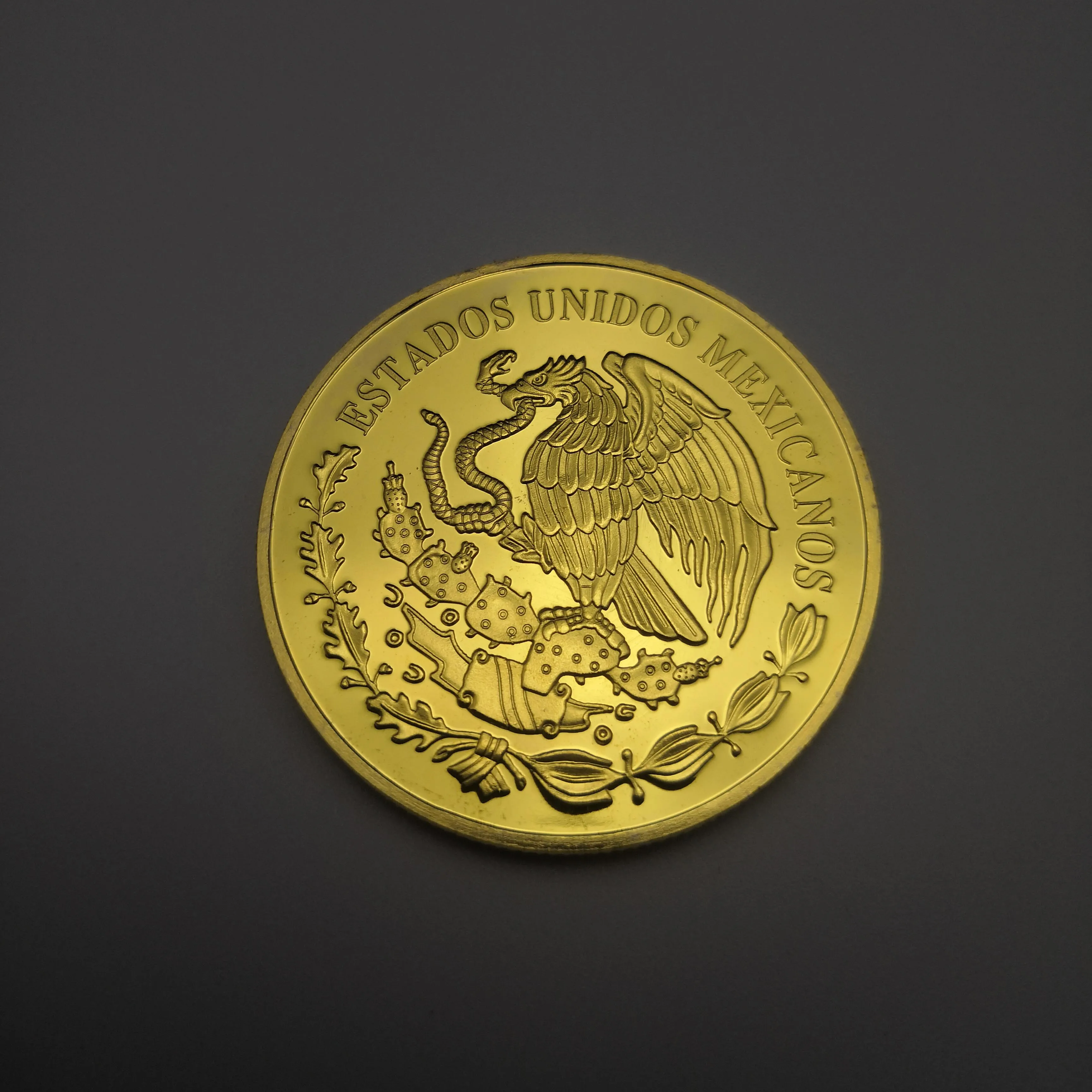Мексиканская позолоченная монета свободы памятные монеты орла змеи коллекция