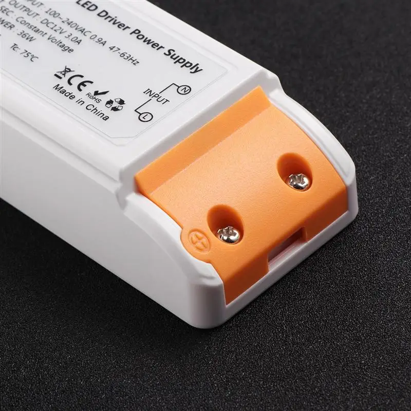 

YUNLIGHTS 1PC Durable 12V 36W Constant Voltage Power Supply Power Adapter for Ceiling Lights Track Lights