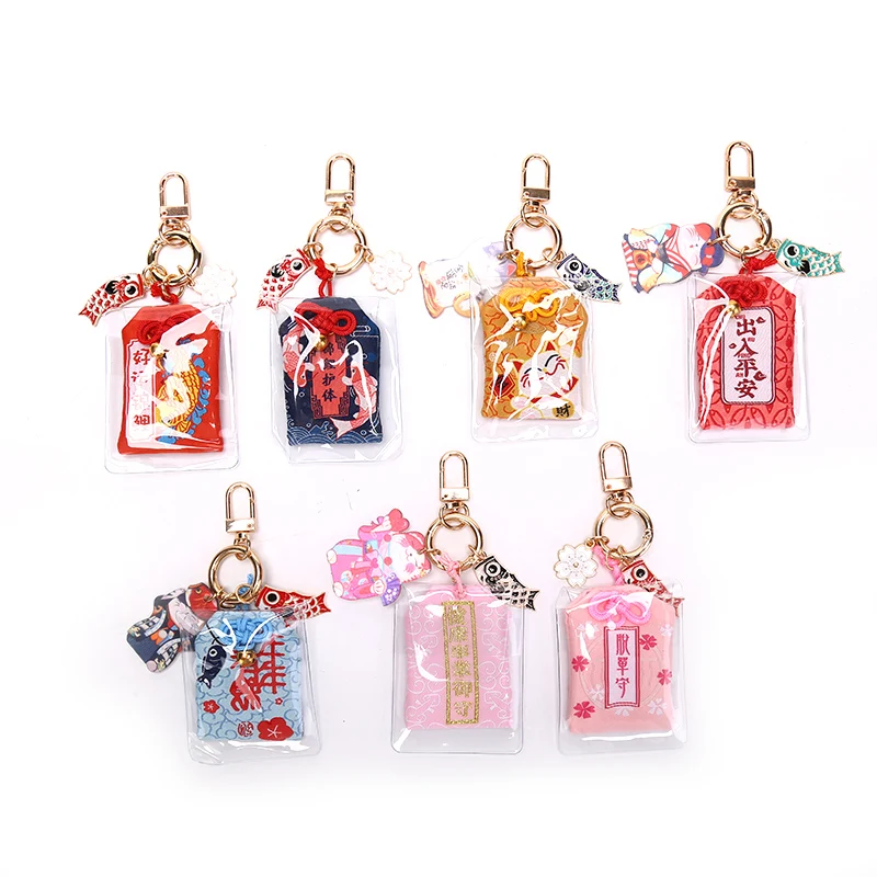 Креативный пластиковый брелок для ключей Omamori Maneki Neko 1 шт. | Украшения и аксессуары